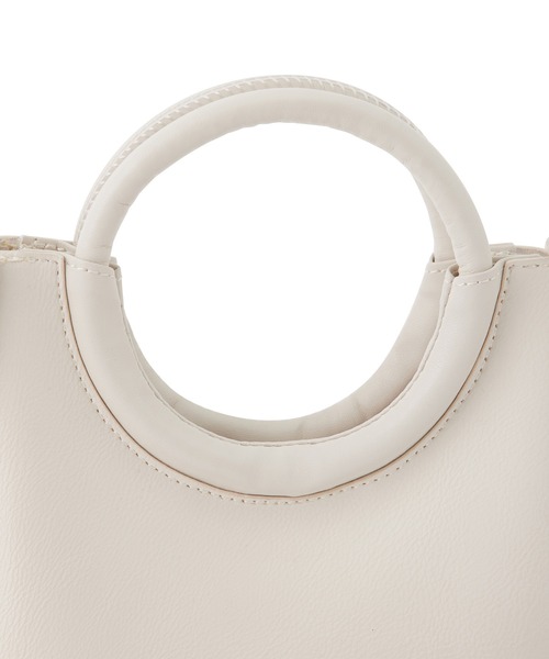 ROPE' PICNIC（ロペピクニック）の「リングハンドルミドルトート＆ショルダーバッグ（ショルダーバッグ・レディース・ブラック/キナリ/オレンジ・FREE）」の8枚目の写真