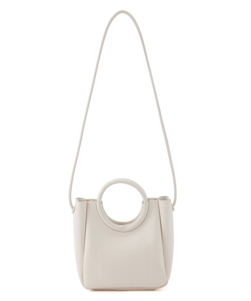 ROPE' PICNIC（ロペピクニック）の「リングハンドルミドルトート＆ショルダーバッグ（ショルダーバッグ・レディース・ブラック/キナリ/オレンジ・FREE）」の6枚目の写真