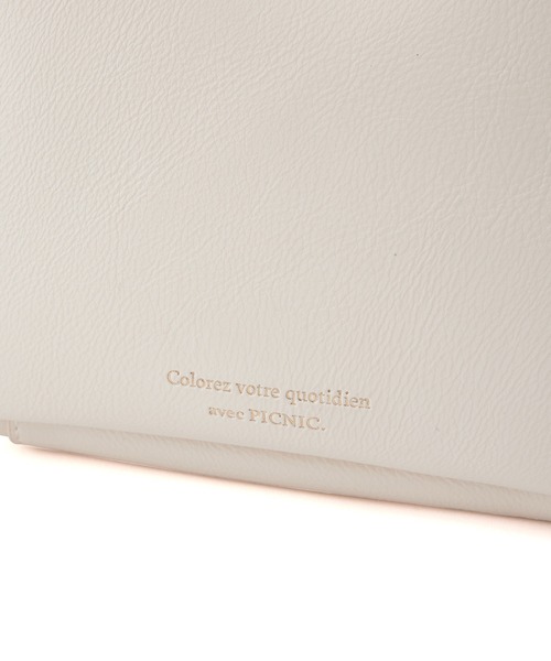 ROPE' PICNIC（ロペピクニック）の「リングハンドルミドルトート＆ショルダーバッグ（ショルダーバッグ・レディース・ブラック/キナリ/オレンジ・FREE）」の12枚目の写真