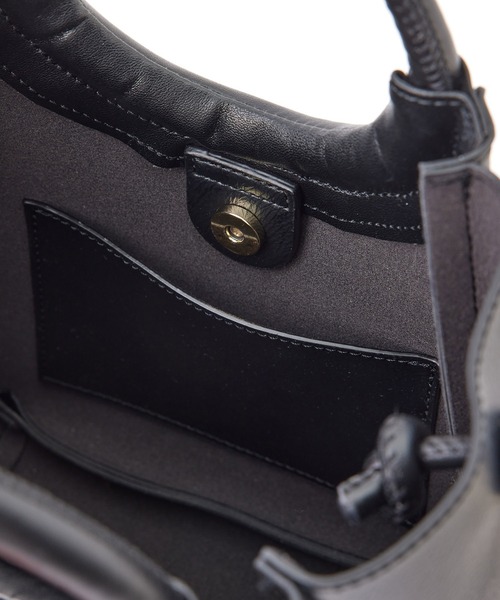 ROPE' PICNIC（ロペピクニック）の「リングハンドルミドルトート＆ショルダーバッグ（ショルダーバッグ・レディース・ブラック/キナリ/オレンジ・FREE）」の14枚目の写真