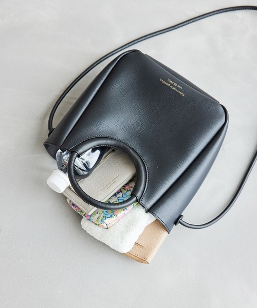 ROPE' PICNIC（ロペピクニック）の「リングハンドルミドルトート＆ショルダーバッグ（ショルダーバッグ・レディース・ブラック/キナリ/オレンジ・FREE）」の19枚目の写真