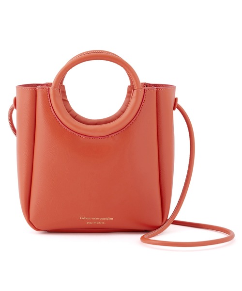 ROPE' PICNIC（ロペピクニック）の「リングハンドルミドルトート＆ショルダーバッグ（ショルダーバッグ・レディース・ブラック/キナリ/オレンジ・FREE）」の22枚目の写真