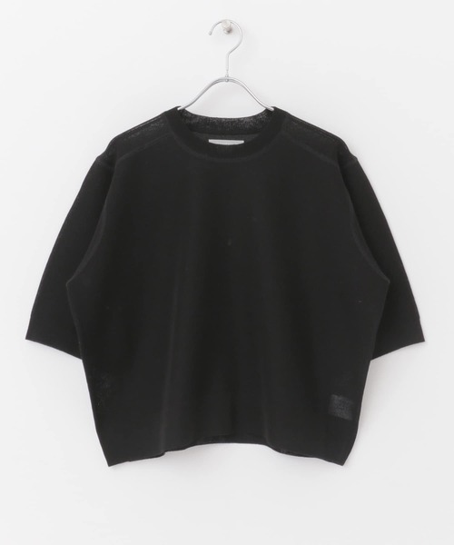 「Audrey and John Wad」 半袖ニット FREE ライトイエロー レディース Audrey and John Wad 「Audrey Wad」 半袖ニット FREE オフホワイト