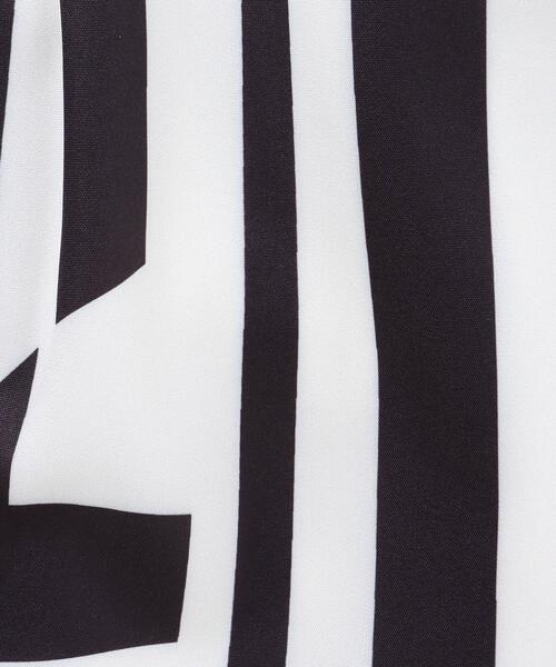 MLI'A（エムリア）の「ジオメ柄フロントスリットナロースカート（スカート・レディース・ホワイト×ブラック/ブラウン・FREE）」の6枚目の写真