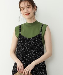 N.（N. Natural Beauty Basic） | ◆総針ボトルネックノースリーブニット(ニット/セーター)