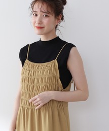 N.（N. Natural Beauty Basic） | ◆総針ボトルネックノースリーブニット(ニット/セーター)