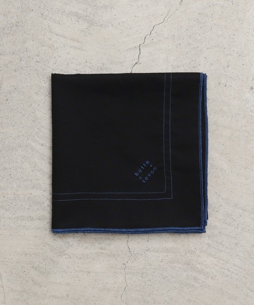 bulle de savon(ビュルデサボン)の「●handkerchief scarf(ストール/ショール・レディース・ホワイト/ブラック・FREE)」の1枚目の写真