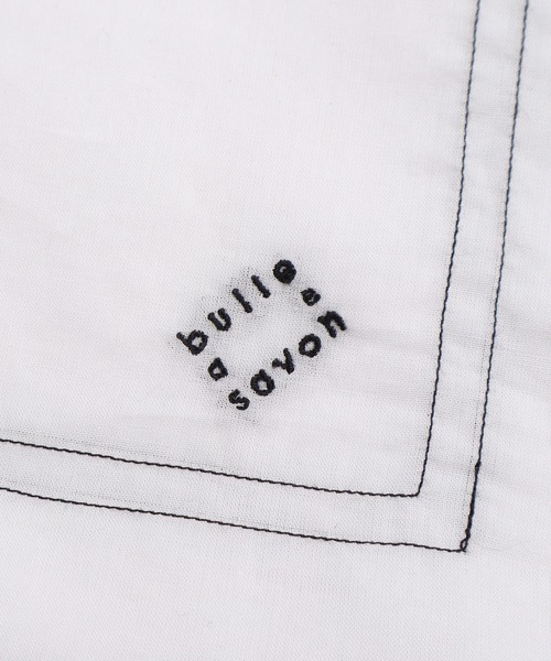 bulle de savon(ビュルデサボン)の「●handkerchief scarf(ストール/ショール・レディース・ホワイト/ブラック・FREE)」の21枚目の写真