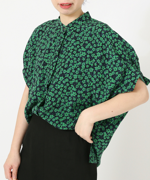 journal standard L'essage（ジャーナルスタンダードレサージュ）の「《追加》タックスリーブシャツ（シャツ/ブラウス・レディース・ブラウン/ネイビー/ホワイト系その他/ブラック系その他・FREE）」の4枚目の写真