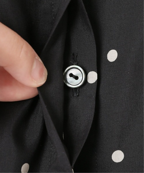 journal standard L'essage（ジャーナルスタンダードレサージュ）の「《追加》タックスリーブシャツ（シャツ/ブラウス・レディース・ブラウン/ネイビー/ホワイト系その他/ブラック系その他・FREE）」の10枚目の写真