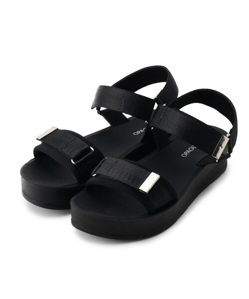 OPAQUE.CLIP（オペークドットクリップ）の「◆厚底スポーティサンダル（サンダル・レディース・ブラック/キャメル・02/03）」の18枚目の写真