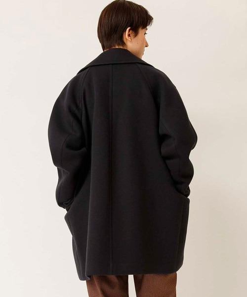 Johnbull（ジョンブル）の「ツイルダンボールニットピーコート（ピーコート・レディース・ネイビー/オリーブ・FREE）」の14枚目の写真