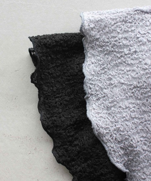 kaene(カエン)の「シュリンクレースセットアップ(ドレス・レディース・ブラック/サックスブルー・1/2)」の18枚目の写真