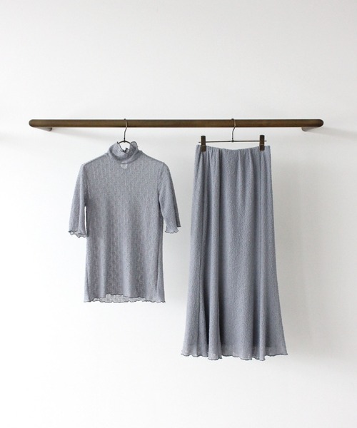 kaene(カエン)の「シュリンクレースセットアップ(ドレス・レディース・ブラック/サックスブルー・1/2)」の19枚目の写真