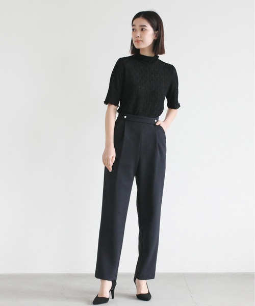 kaene(カエン)の「シュリンクレースセットアップ(ドレス・レディース・ブラック/サックスブルー・1/2)」の17枚目の写真