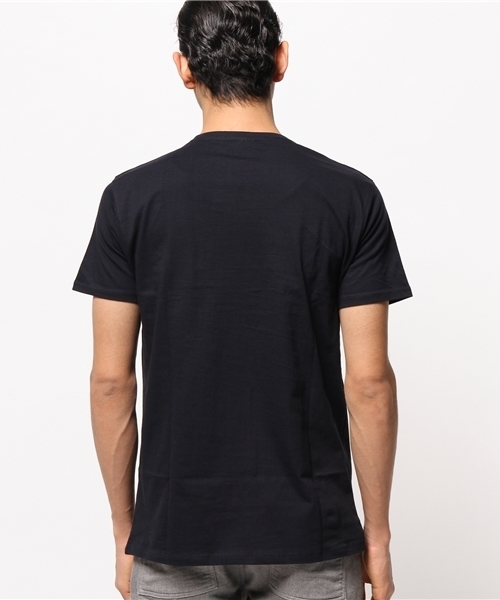 CIVISSUM（シビズム）の「CIVISSUM: オーガニックコットン プリント Tシャツ（Tシャツ/カットソー・メンズ・ブラック/ホワイト系その他/ネイビー/ホワイト・MEDIUM/LARGE/SMALL）」の9枚目の写真