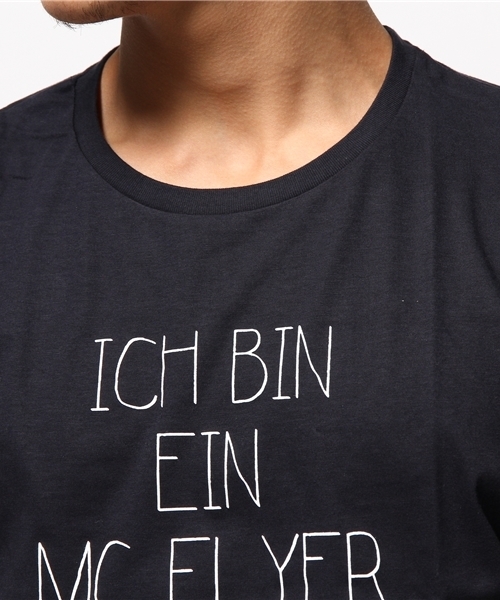 CIVISSUM（シビズム）の「CIVISSUM: オーガニックコットン プリント Tシャツ（Tシャツ/カットソー・メンズ・ブラック/ホワイト系その他/ネイビー/ホワイト・MEDIUM/LARGE/SMALL）」の5枚目の写真