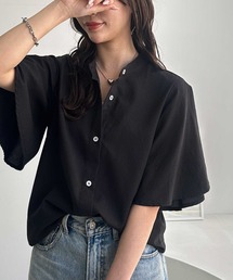 GeeRA | フレアー袖バンドカラーブラウス(シャツ/ブラウス)