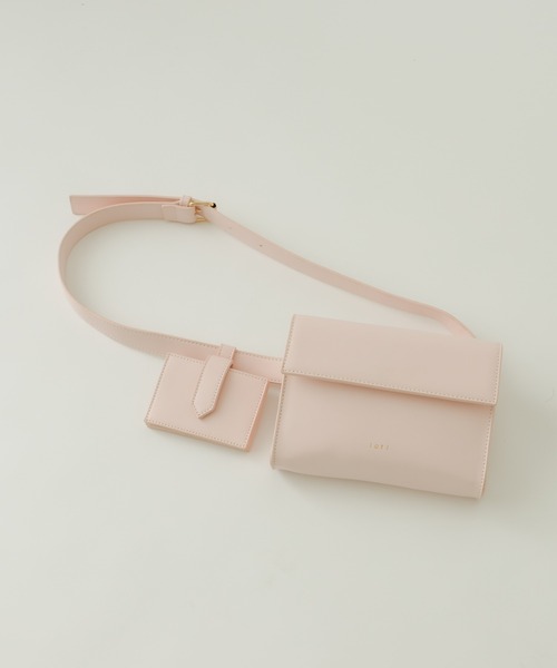 loti（ロティ）の「WEB限定 loti カードケース付きボディBAG（ショルダーバッグ・レディース・オフホワイト/ブラック/ピンク・FREE）」の17枚目の写真