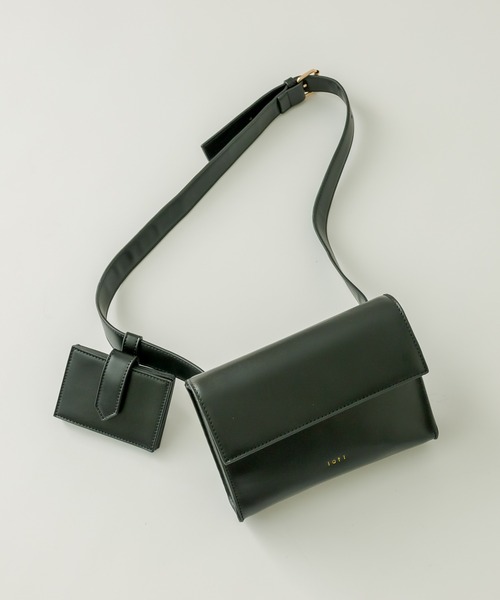 loti（ロティ）の「WEB限定 loti カードケース付きボディBAG（ショルダーバッグ・レディース・オフホワイト/ブラック/ピンク・FREE）」の13枚目の写真