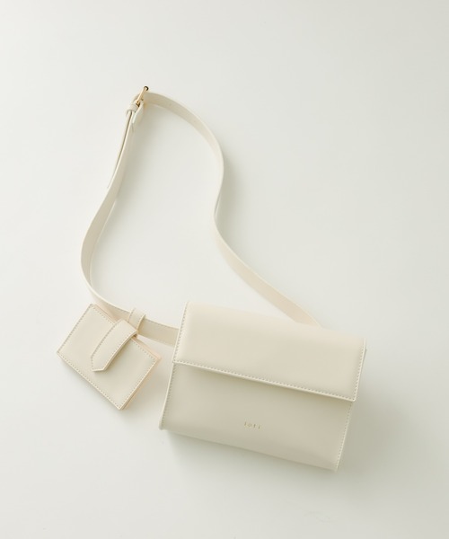 loti（ロティ）の「WEB限定 loti カードケース付きボディBAG（ショルダーバッグ・レディース・オフホワイト/ブラック/ピンク・FREE）」の16枚目の写真