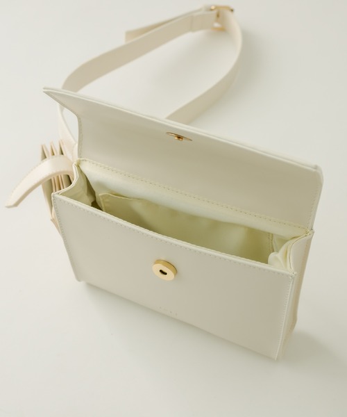 loti（ロティ）の「WEB限定 loti カードケース付きボディBAG（ショルダーバッグ・レディース・オフホワイト/ブラック/ピンク・FREE）」の14枚目の写真