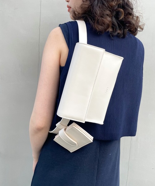 loti（ロティ）の「WEB限定 loti カードケース付きボディBAG（ショルダーバッグ・レディース・オフホワイト/ブラック/ピンク・FREE）」の19枚目の写真