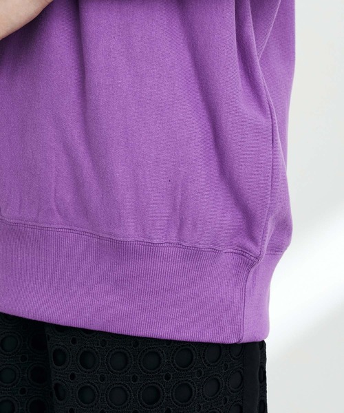ADAM ET ROPE'（アダムエロペ）の「カットオフスウェット（Tシャツ/カットソー・レディース・パープル/ブラック/ホワイト・FREE）」の14枚目の写真