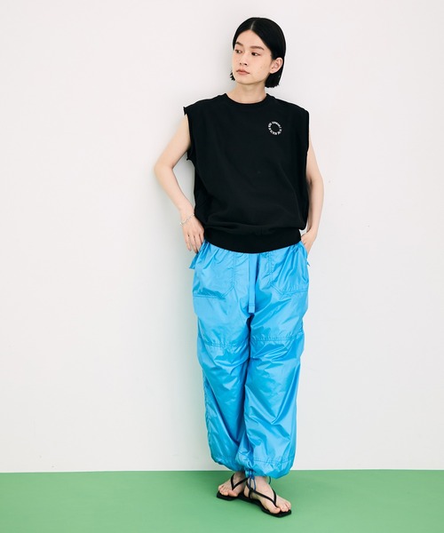 ADAM ET ROPE'（アダムエロペ）の「カットオフスウェット（Tシャツ/カットソー・レディース・パープル/ブラック/ホワイト・FREE）」の18枚目の写真