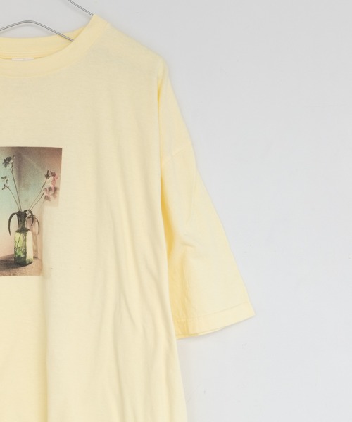 WHIMSIC（ウィムジック）の「【WHIMSIC】フラワーフォトTEE（Tシャツ/カットソー・レディース・ブルー/ベージュ/イエロー/グリーン・FREE）」の16枚目の写真