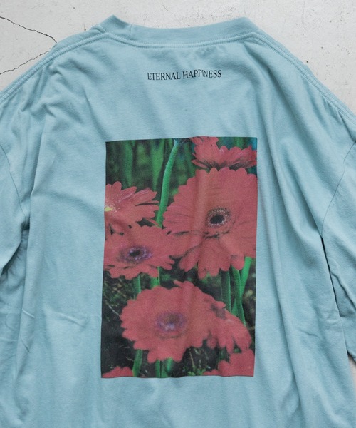 WHIMSIC（ウィムジック）の「【WHIMSIC】フラワーフォトTEE（Tシャツ/カットソー・レディース・ブルー/ベージュ/イエロー/グリーン・FREE）」の20枚目の写真
