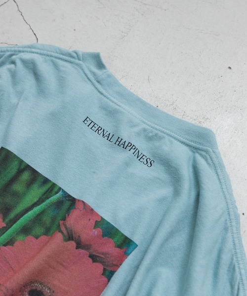 WHIMSIC（ウィムジック）の「【WHIMSIC】フラワーフォトTEE（Tシャツ/カットソー・レディース・ブルー/ベージュ/イエロー/グリーン・FREE）」の21枚目の写真