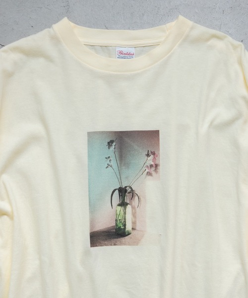 WHIMSIC（ウィムジック）の「【WHIMSIC】フラワーフォトTEE（Tシャツ/カットソー・レディース・ブルー/ベージュ/イエロー/グリーン・FREE）」の9枚目の写真
