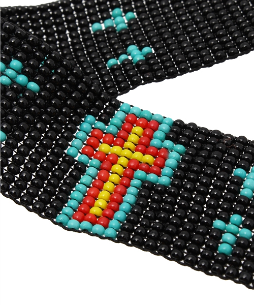 WEGO（ウィゴー）の「WEGO/ビーズチョーカー（ネックレス・レディース・ブラック/ターコイズブルー・FREE）」の3枚目の写真