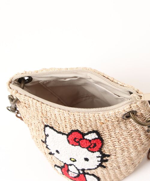 ACCOMMODE(アコモデ)の「【セット商品】SANRIO ハローキティかごバッグ2点セット(かごバッグ・レディース・A・FREE)」の5枚目の写真