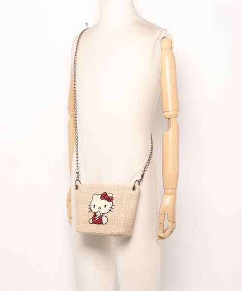 ACCOMMODE(アコモデ)の「【セット商品】SANRIO ハローキティかごバッグ2点セット(かごバッグ・レディース・A・FREE)」の14枚目の写真