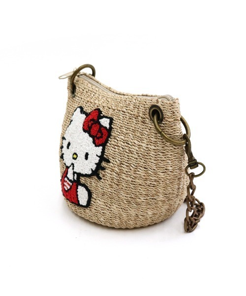 ACCOMMODE(アコモデ)の「【セット商品】SANRIO ハローキティかごバッグ2点セット(かごバッグ・レディース・A・FREE)」の12枚目の写真