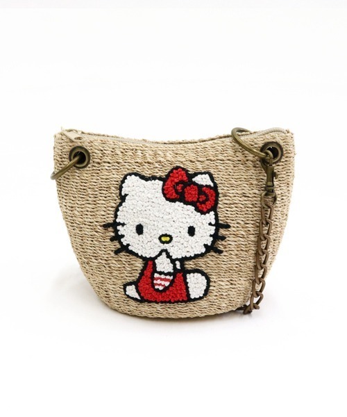 ACCOMMODE(アコモデ)の「【セット商品】SANRIO ハローキティかごバッグ2点セット(かごバッグ・レディース・A・FREE)」の20枚目の写真