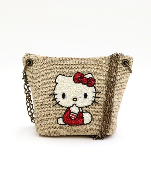 ACCOMMODE(アコモデ)の「【セット商品】SANRIO ハローキティかごバッグ2点セット(かごバッグ・レディース・A・FREE)」の18枚目の写真