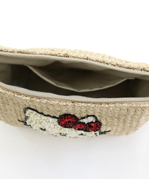 ACCOMMODE(アコモデ)の「【セット商品】SANRIO ハローキティかごバッグ2点セット(かごバッグ・レディース・A・FREE)」の13枚目の写真