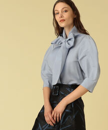 EFFE BEAMS | EFFE BEAMS / シルク ボウタイブラウス(シャツ/ブラウス)