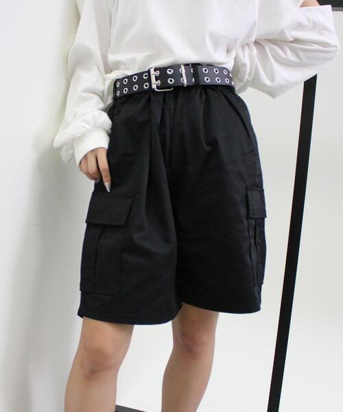 INGNI（イング）の「カーゴショートパンツ（その他パンツ・レディース・ブラック/カーキ・FREE）」の7枚目の写真