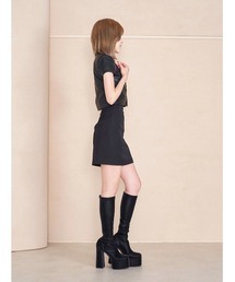 Darich（ダーリッチ）の「ハーフスリーブレザージャケット
