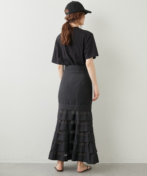 K.K❣️Whim Gazette オーガンジーマーメイドスカート36 Whim Gazette スカート オーガンジーマーメイドスカート3