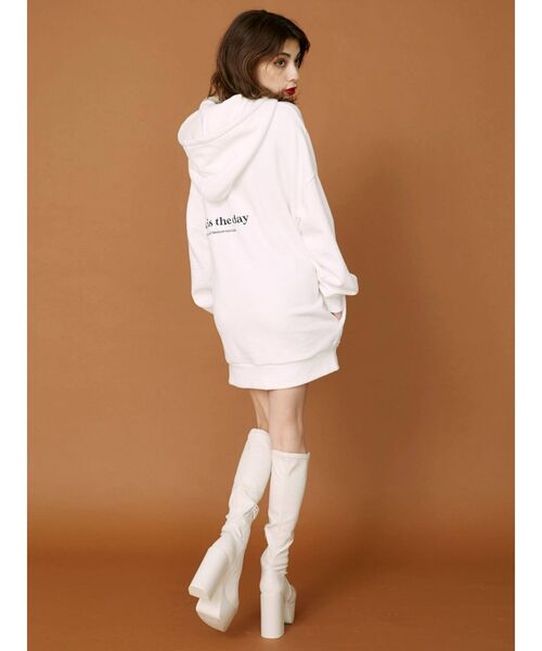 EVRIS（エヴリス）の「ストレッチミドルブーツ（ブーツ・レディース・ホワイト/ブラック・SMALL/MEDIUM/LARGE）」の18枚目の写真