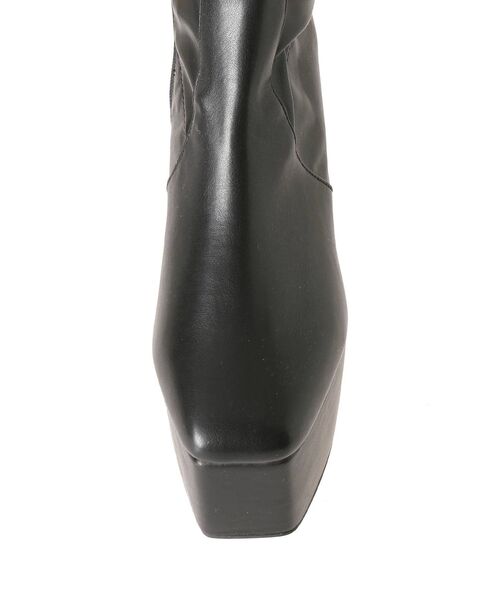 EVRIS（エヴリス）の「ストレッチミドルブーツ（ブーツ・レディース・ホワイト/ブラック・SMALL/MEDIUM/LARGE）」の14枚目の写真