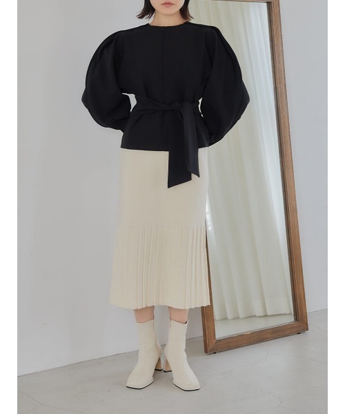 Ayla(アイラ)の「belt design tops(その他トップス・レディース・ブラック・FREE)」の3枚目の写真