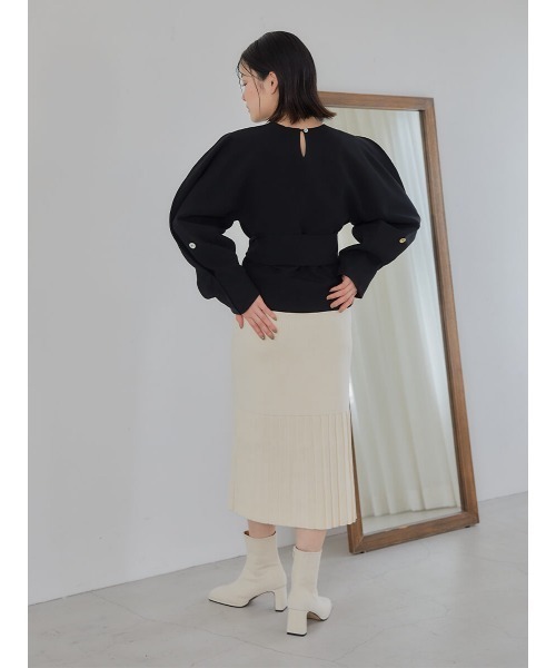 Ayla(アイラ)の「belt design tops(その他トップス・レディース・ブラック・FREE)」の6枚目の写真