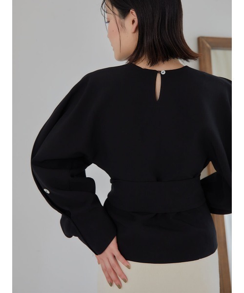 Ayla(アイラ)の「belt design tops(その他トップス・レディース・ブラック・FREE)」の7枚目の写真