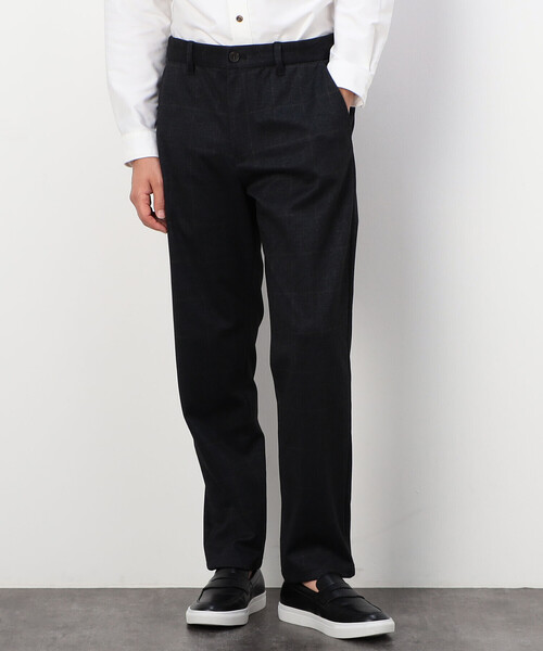 COMME CA COMMUNE(コムサコミューン)の「【セットアップ対応】ストレッチポンチ セットアップ パンツ(スラックス・メンズ・ブラック/ネイビー/チャコール/ネイビー系・MEDIUM/LARGE/SMALL)」の4枚目の写真